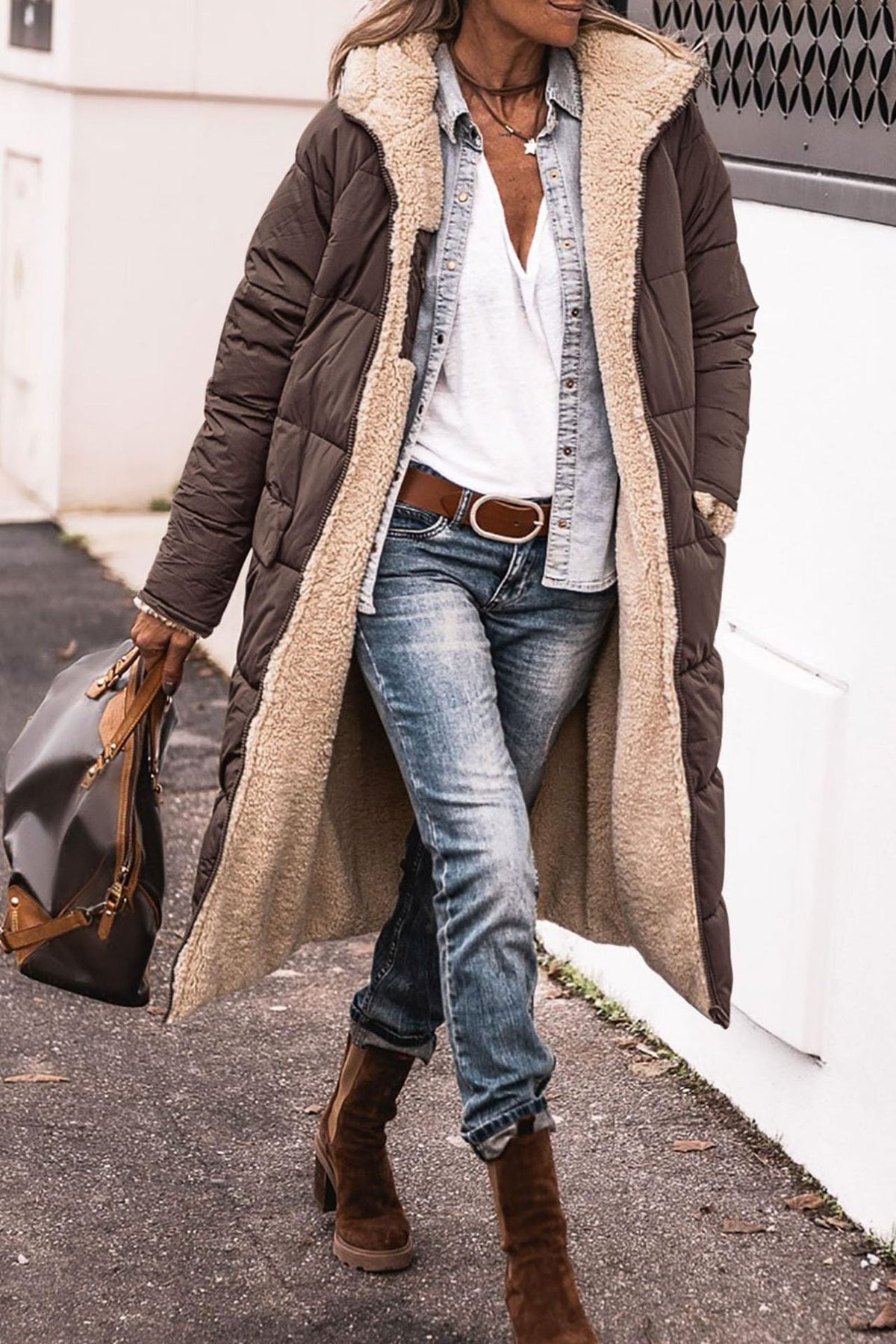 HAMPTON | SHERPA-GEFÜTTERTER MANTEL