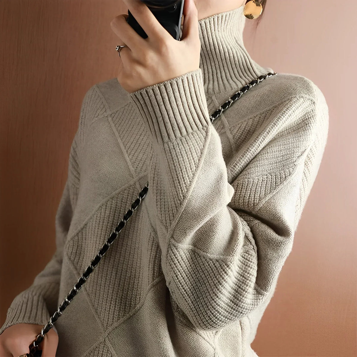 Marcelle | Chunky Rollkragenpullover