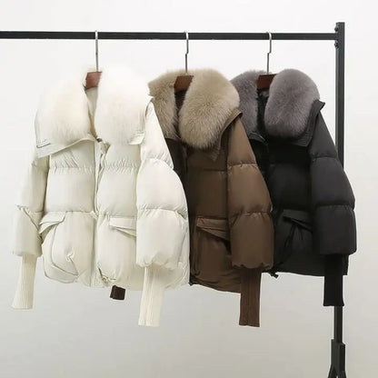 HANNAH | Luxuriöse Winterjacke mit Pelzkragen