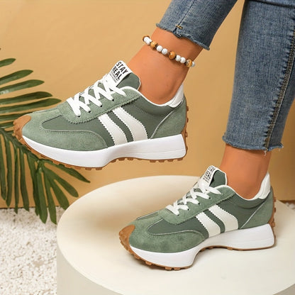 Nele – Retro Plateau-Sneaker mit dämpfender Komfortsohle