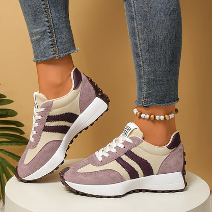 Nele – Retro Plateau-Sneaker mit dämpfender Komfortsohle