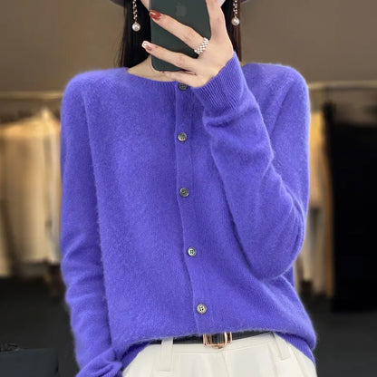 VIVIENNE I WARME GEMÜTLICHE STRICKJACKE