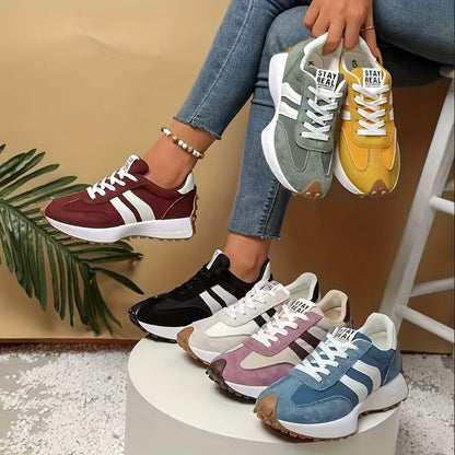 Nele – Retro Plateau-Sneaker mit dämpfender Komfortsohle