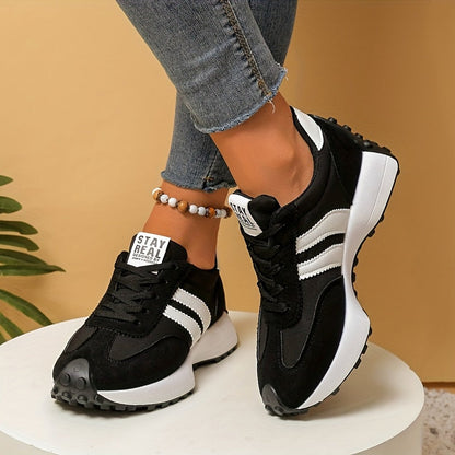 Nele – Retro Plateau-Sneaker mit dämpfender Komfortsohle