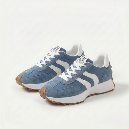 Nele – Retro Plateau-Sneaker mit dämpfender Komfortsohle