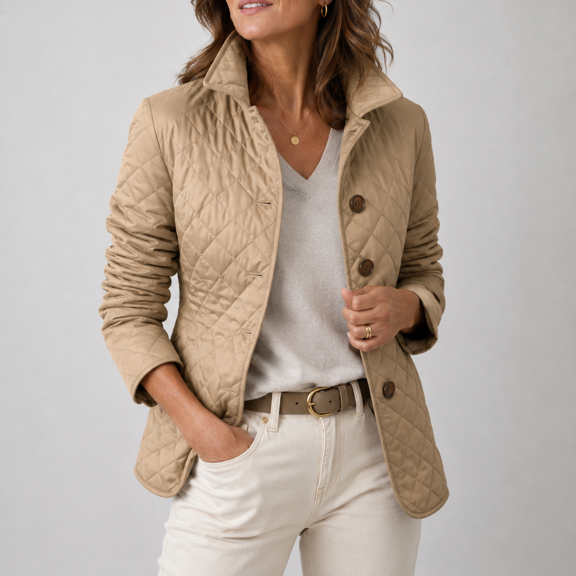 KELLEY | Leichte figurschmeichelnde Steppjacke