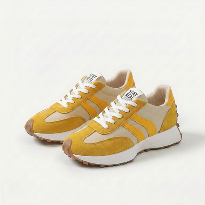 Nele – Retro Plateau-Sneaker mit dämpfender Komfortsohle