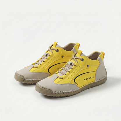 Emma – Bequeme Mid-Top Sneaker in sanften Pastelltönen