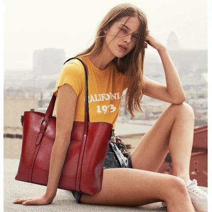Klara | Luxuriöse Lederhandtasche