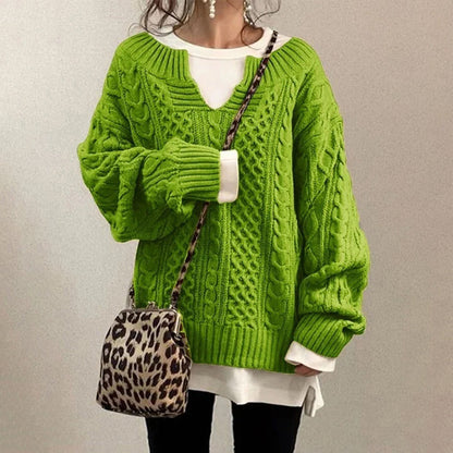 STACY | Übergroßer Strickpullover