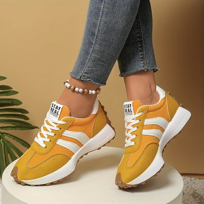 Nele – Retro Plateau-Sneaker mit dämpfender Komfortsohle