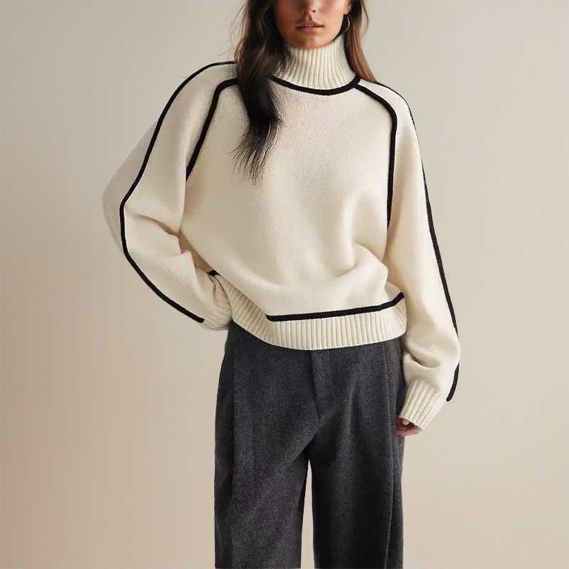 Lara | Damenpullover mit Rollkragen