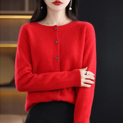VIVIENNE I WARME GEMÜTLICHE STRICKJACKE