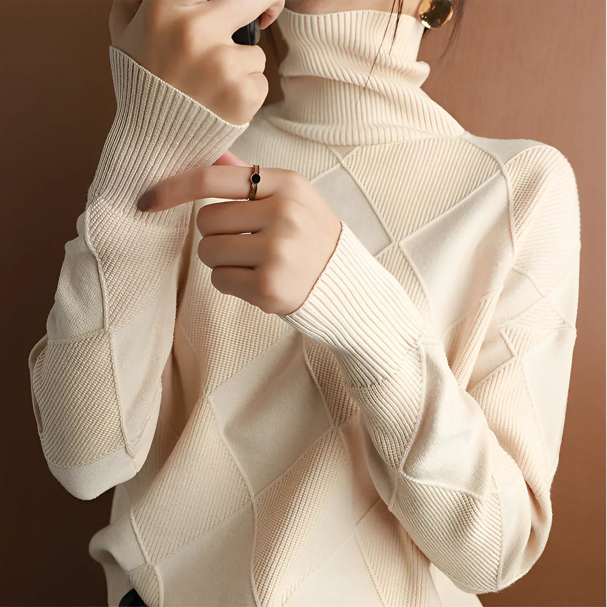 Marcelle | Chunky Rollkragenpullover
