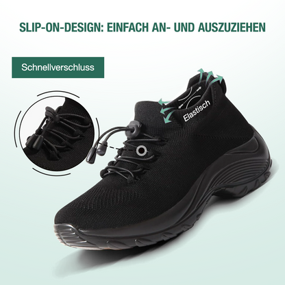 Anni – Komfortschuhe aus Strickstoff in Schwarz